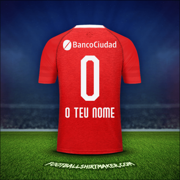 Camisola Independiente 2018/19 -  o teu nome - 0