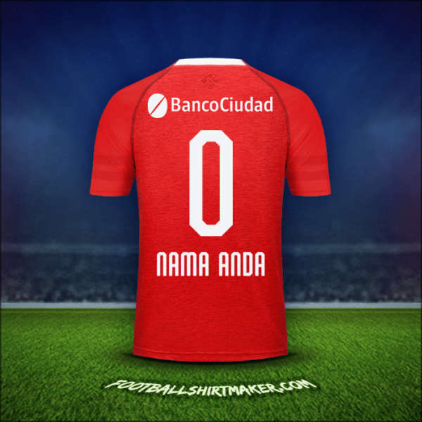 Jersey Independiente 2018/19 -  nama anda - 0