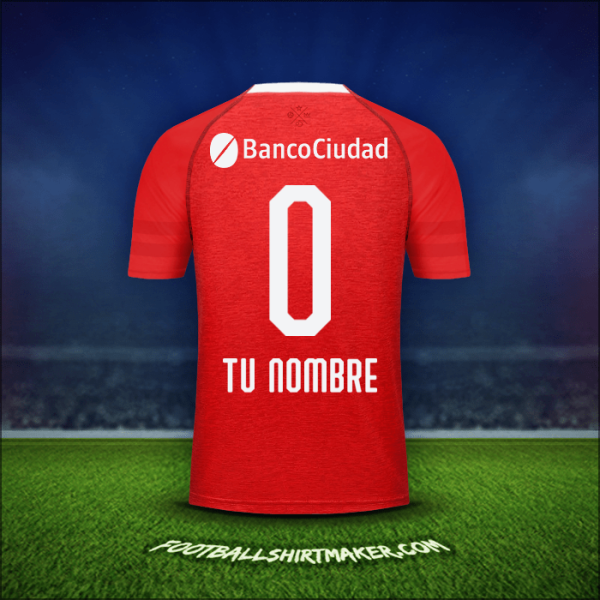 Jersey Independiente 2018/19 -  tu nombre - 0