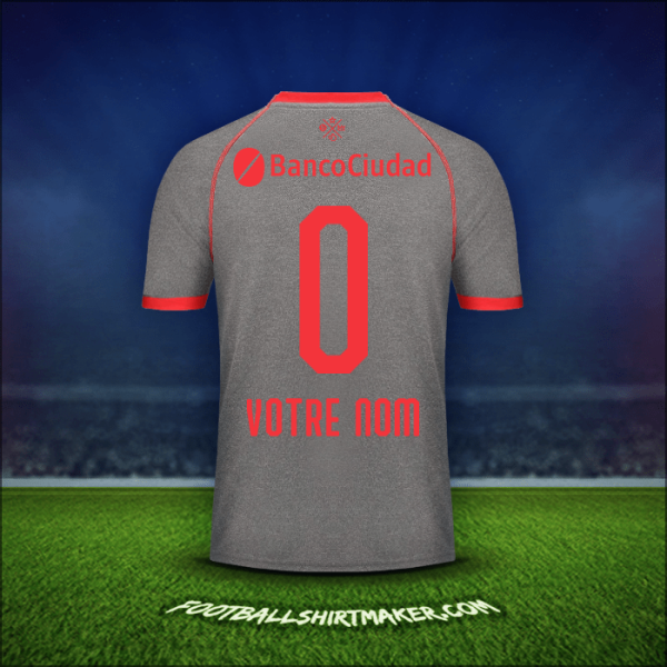 Maillot Independiente 2018/19 Troisième -  votre nom - 0