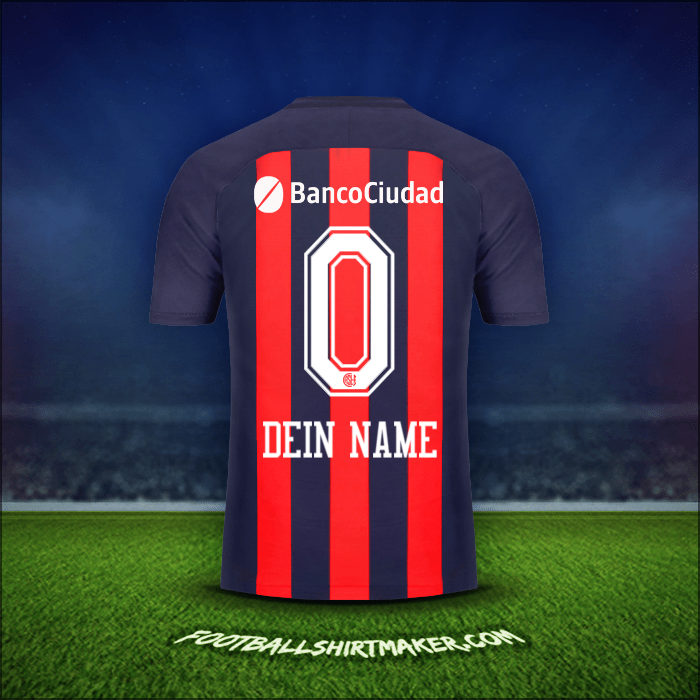 Trikot San Lorenzo 2018 -  dein name - 0