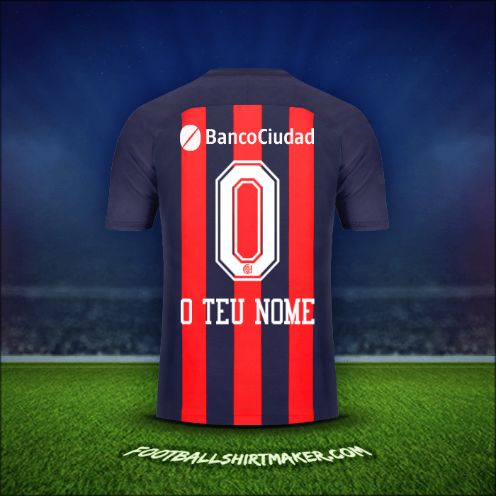 Camisola San Lorenzo 2018 -  o teu nome - 0