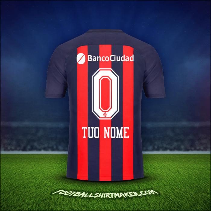 Maglia San Lorenzo 2018 -  tuo nome - 0