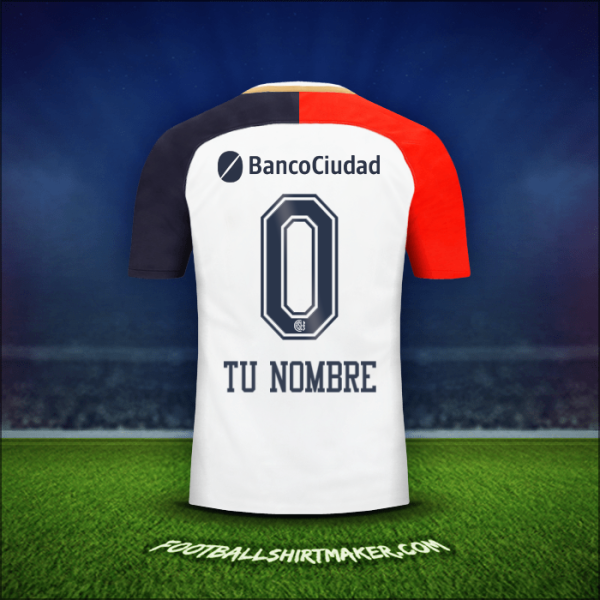 Camiseta San Lorenzo 2018 Visita -  tu nombre - 0