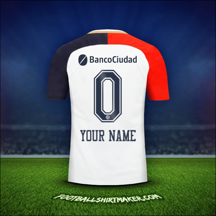 Jersey San Lorenzo 2018 Away -  your name - 0