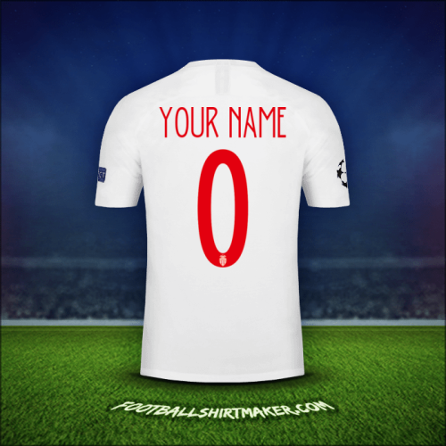 Jersey As Monaco Cup 2018/19 -  your name - 0