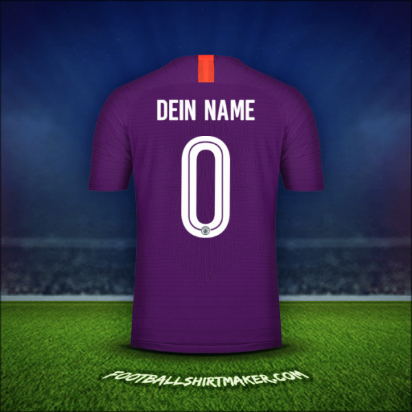Trikot Manchester City Cup 2018/19 Dritte -  dein name - 0