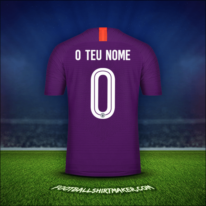 Camisola Manchester City Cup 2018/19 Terceira -  o teu nome - 0