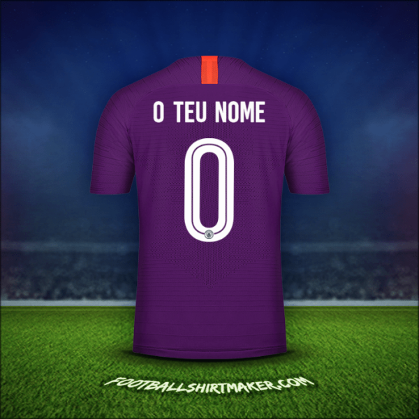 Camisola Manchester City Cup 2018/19 Terceira -  o teu nome - 0