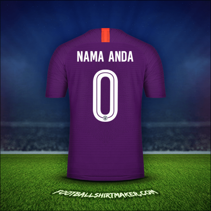 Jersey Manchester City Cup 2018/19 Ketiga -  nama anda - 0