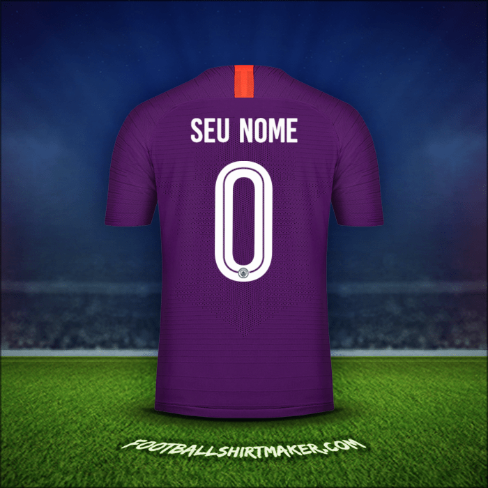 Camisa Manchester City Cup 2018/19 Terceira -  seu nome - 0