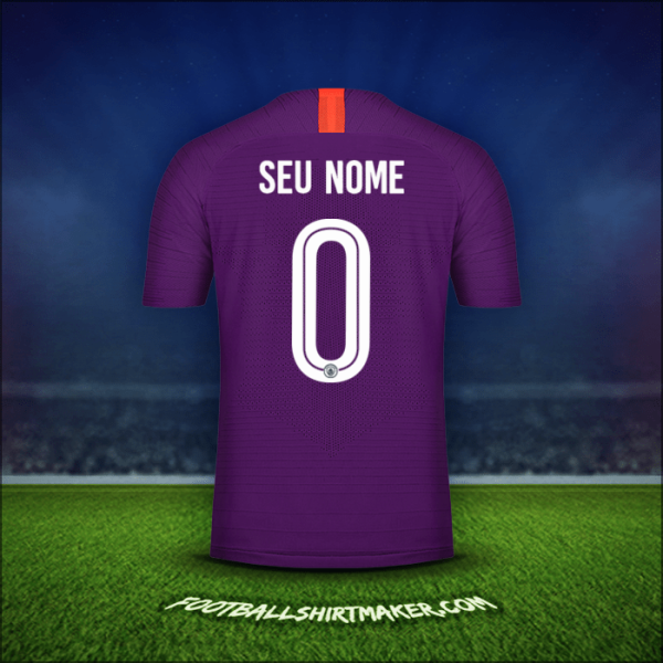 Camisa Manchester City Cup 2018/19 Terceira -  seu nome - 0
