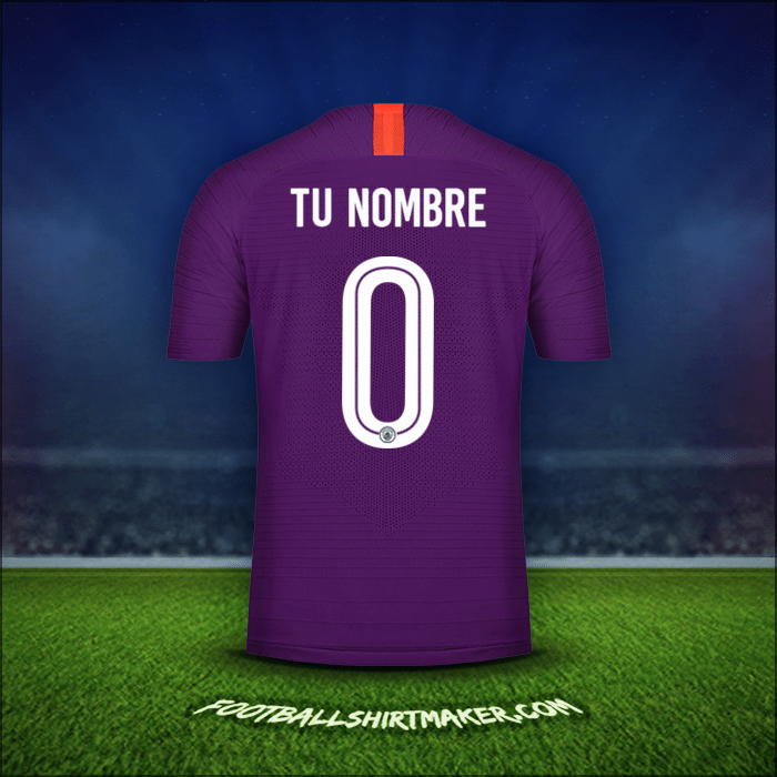 Jersey Manchester City Cup 2018/19 Tercera -  tu nombre - 0