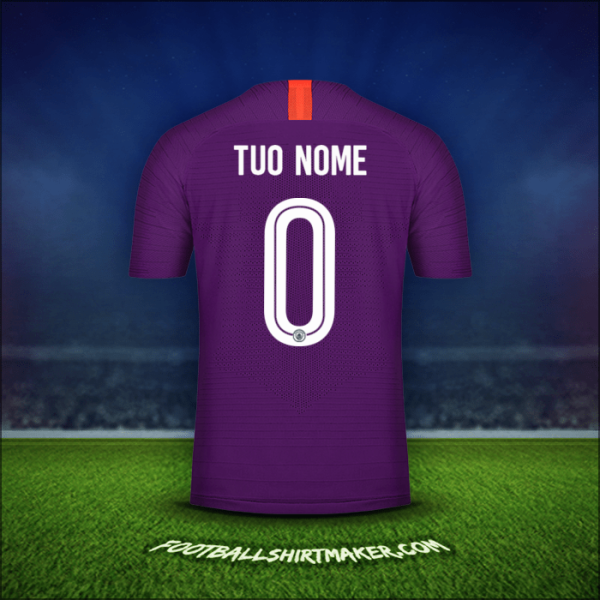 Maglia Manchester City Cup 2018/19 Terza -  tuo nome - 0