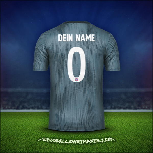Trikot FC Bayern Munchen Cup 2018/19 Dritte -  dein name - 0