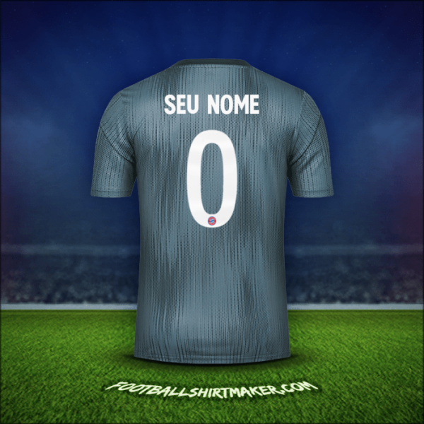 Camisa FC Bayern Munchen Cup 2018/19 Terceira -  seu nome - 0