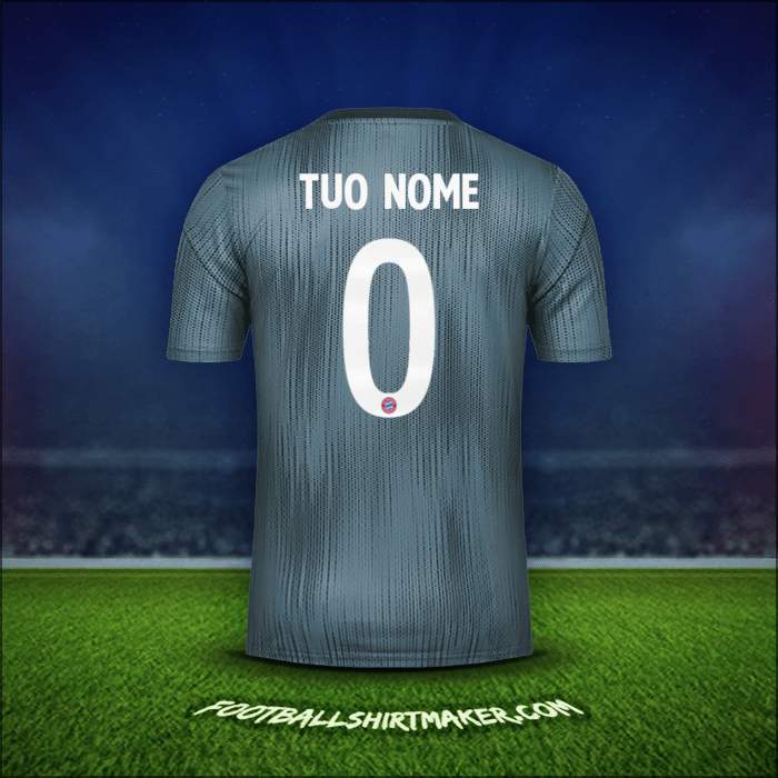 Maglia FC Bayern Munchen Cup 2018/19 Terza -  tuo nome - 0