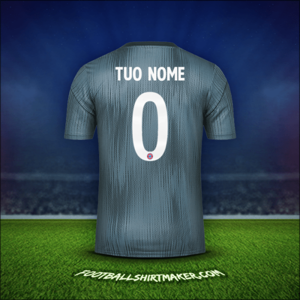 Maglia FC Bayern Munchen Cup 2018/19 Terza -  tuo nome - 0