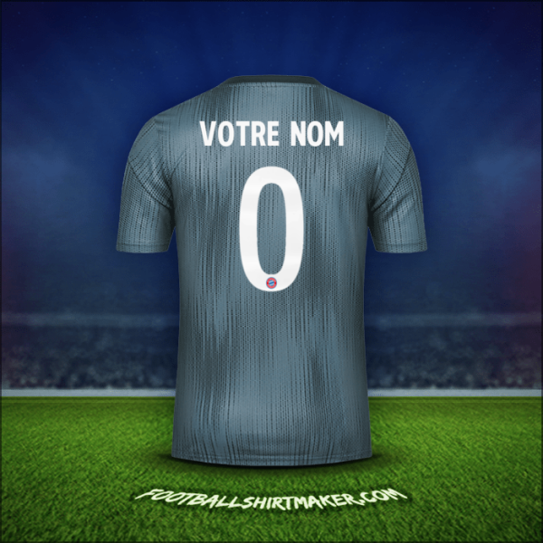 Maillot FC Bayern Munchen Cup 2018/19 Troisième -  votre nom - 0