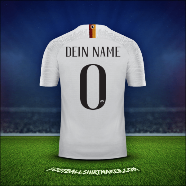 Trikot AS Roma 2018/19 Auswärts -  dein name - 0