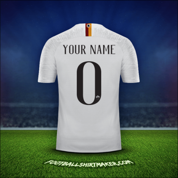 Shirt AS Roma 2018/19 Away -  your name - 0