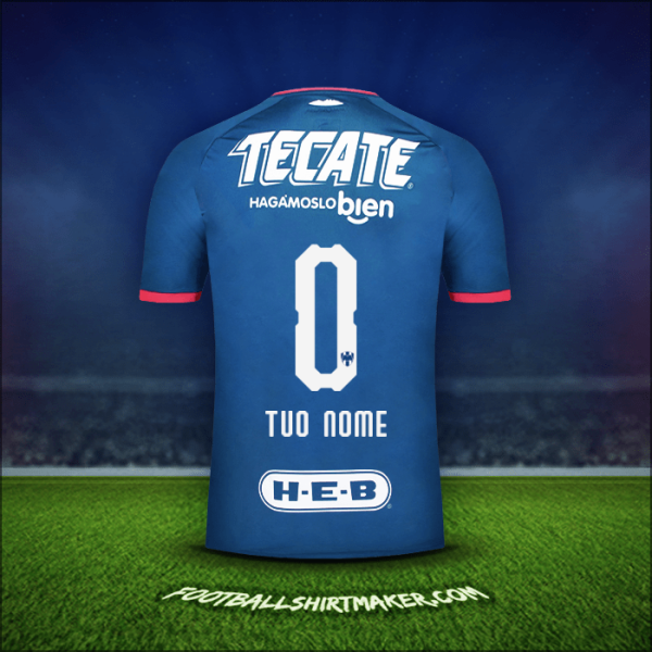 Maglia Monterrey 2018/19 Seconda -  tuo nome - 0