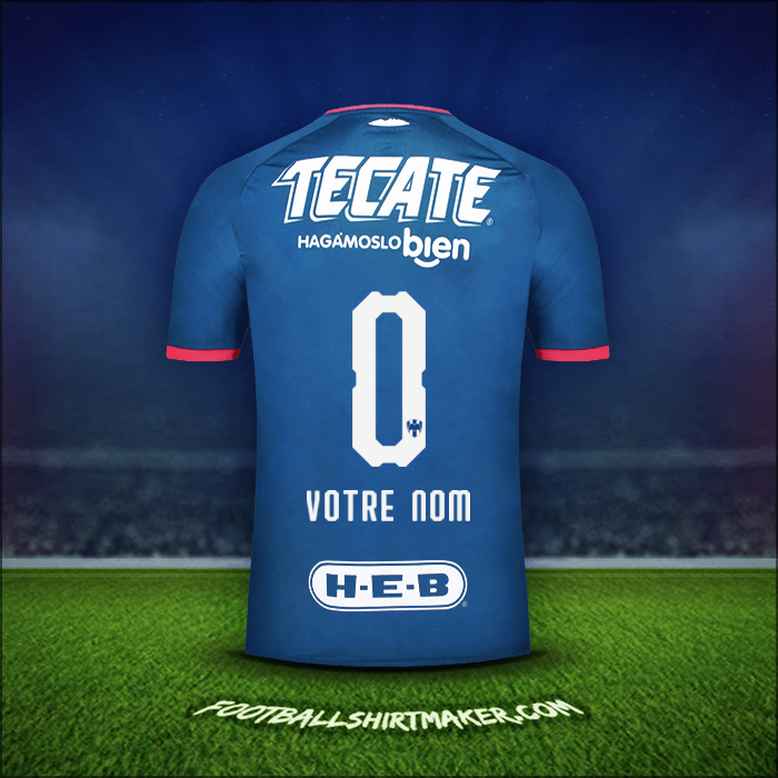 Maillot Monterrey 2018/19 Extérieur -  votre nom - 0