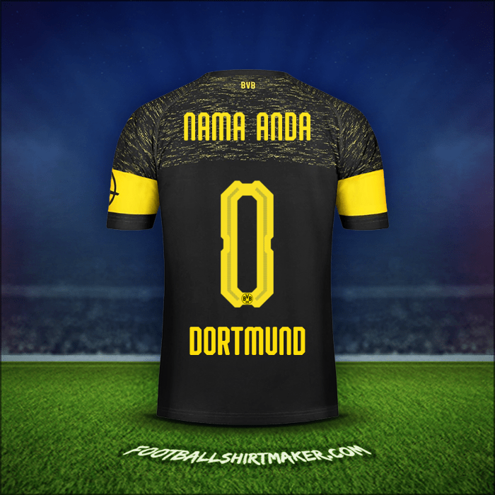 Jersey Borussia Dortmund 2018/19 Alternatif -  nama anda - 0