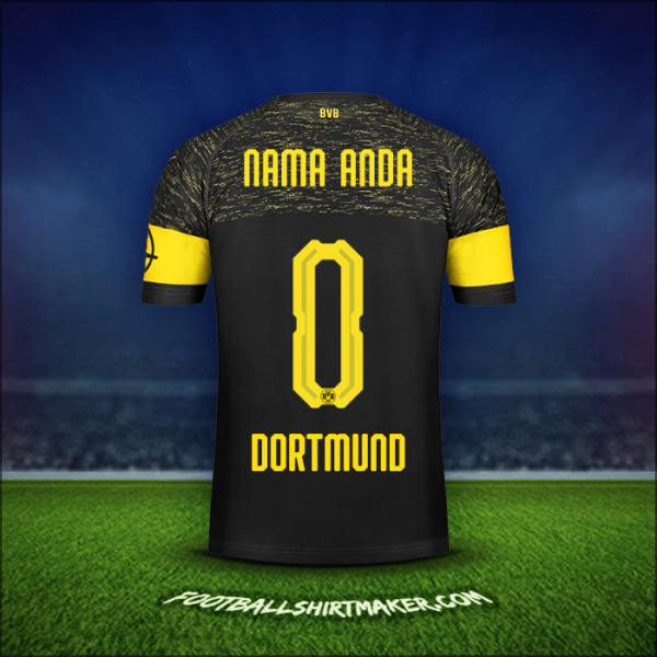 Jersey Borussia Dortmund 2018/19 Alternatif -  nama anda - 0