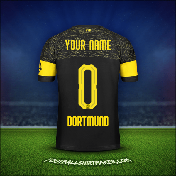 Shirt Borussia Dortmund 2018/19 Away -  your name - 0