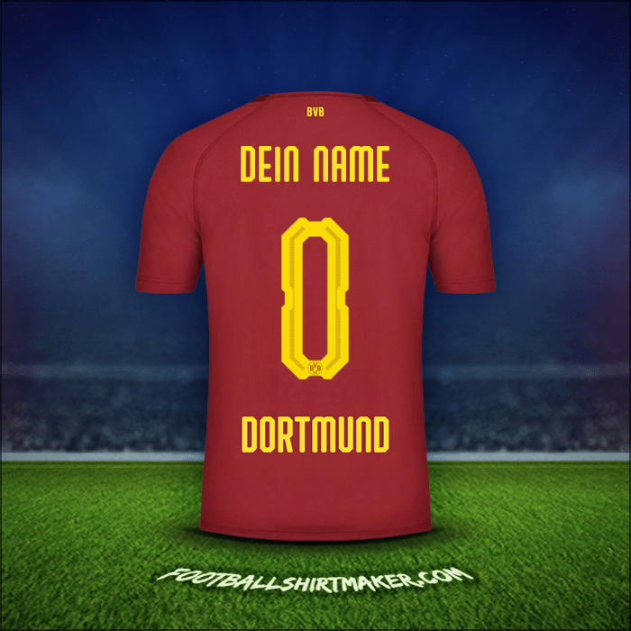 Trikot Borussia Dortmund 2018/19 Dritte -  dein name - 0