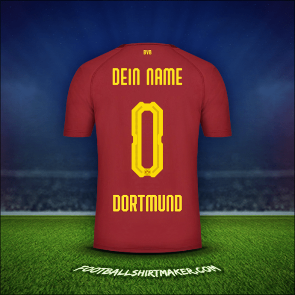 Trikot Borussia Dortmund 2018/19 Dritte -  dein name - 0