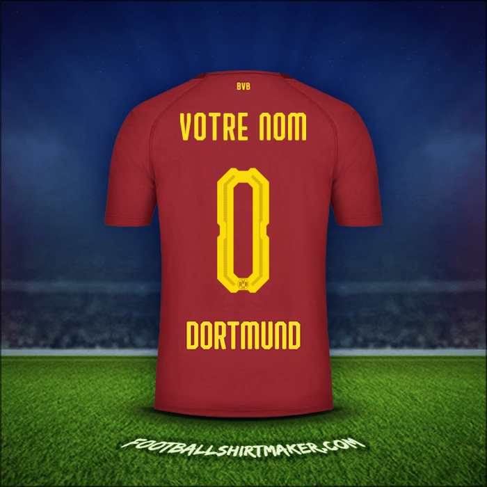Maillot Borussia Dortmund 2018/19 Troisième -  votre nom - 0