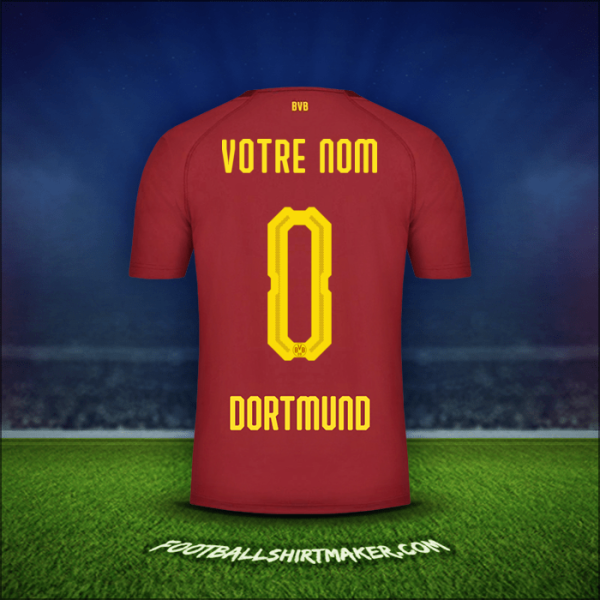 Maillot Borussia Dortmund 2018/19 Troisième -  votre nom - 0