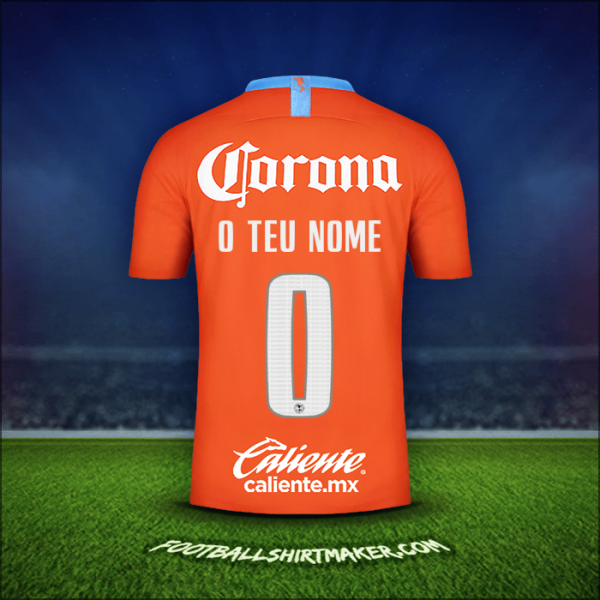 Camisola Club America 2018/19 Terceira -  o teu nome - 0