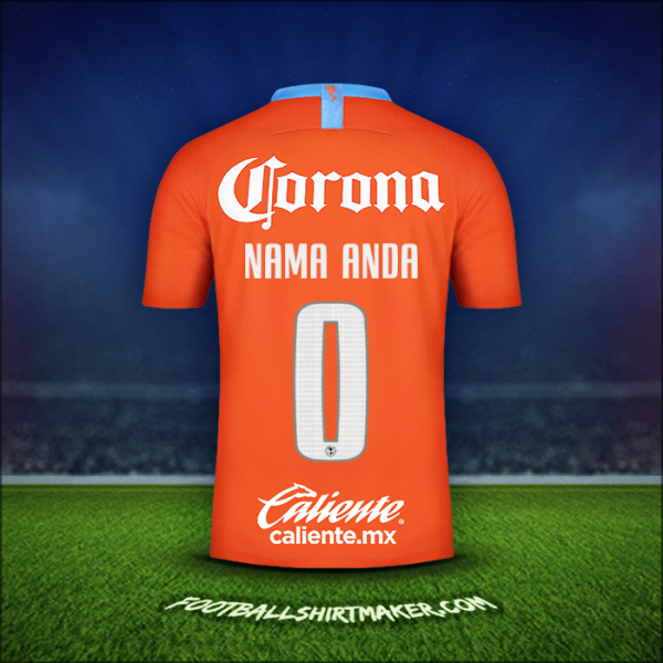 Jersey Club America 2018/19 Ketiga -  nama anda - 0