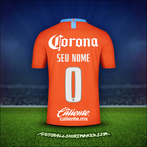 Camisa Club America 2018/19 Terceira -  seu nome - 0