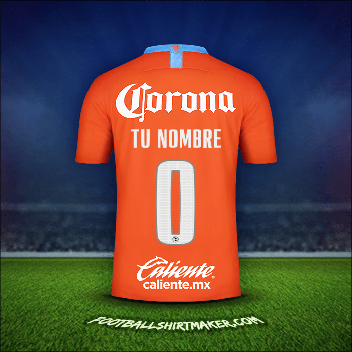 Camiseta Club America 2018/19 Tercera -  tu nombre - 0