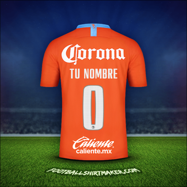 Camiseta Club America 2018/19 Tercera -  tu nombre - 0
