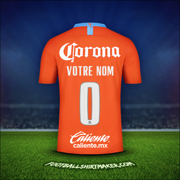 Maillot Club America 2018/19 Troisième -  votre nom - 0