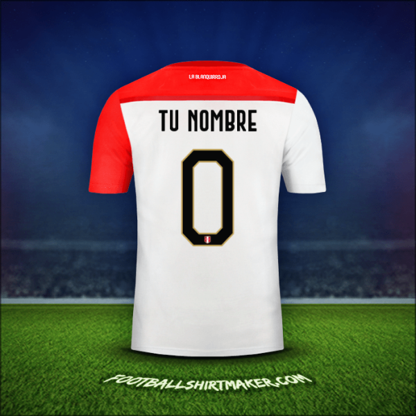 Camiseta Peru 2018/19 -  tu nombre - 0