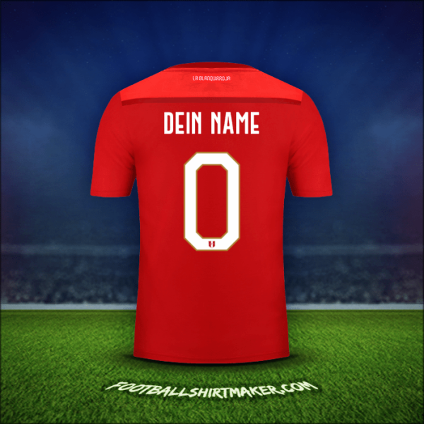 Trikot Peru 2018/19 Auswärts -  dein name - 0