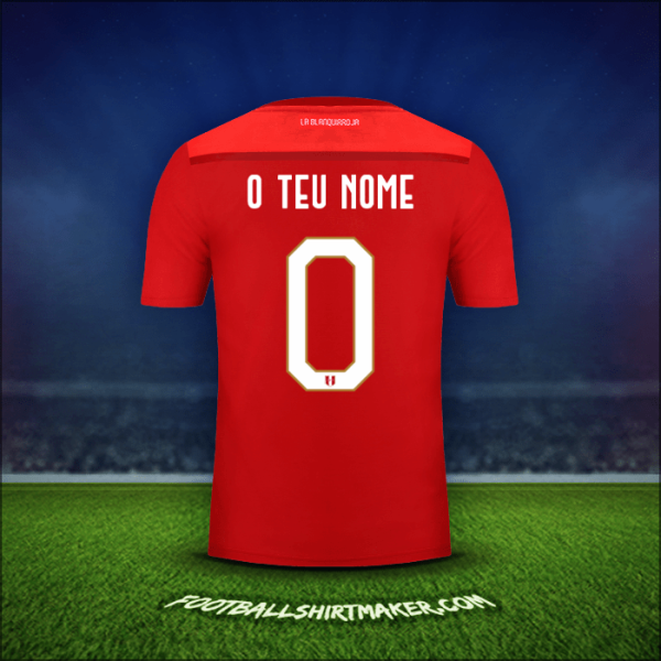 Camisola Peru 2018/19 Alternativa -  o teu nome - 0