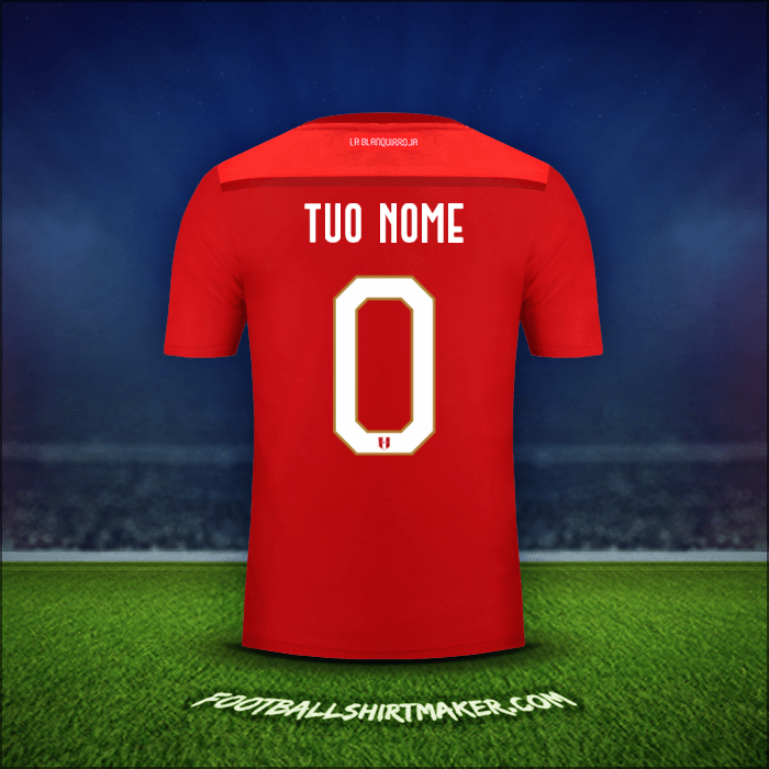 Maglia Perù 2018/19 Seconda -  tuo nome - 0