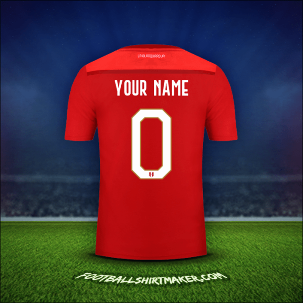Shirt Peru 2018/19 Away -  your name - 0