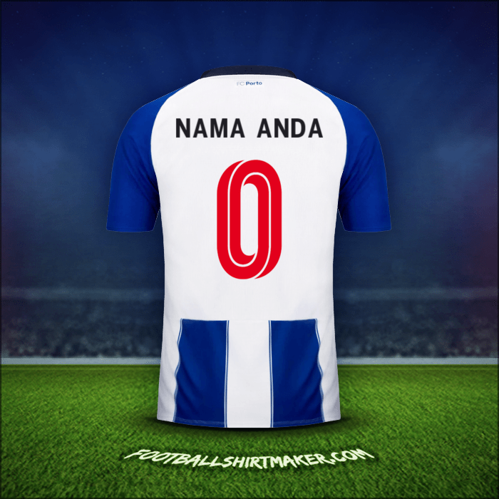 Jersey FC Porto UCL 2018/19 -  nama anda - 0