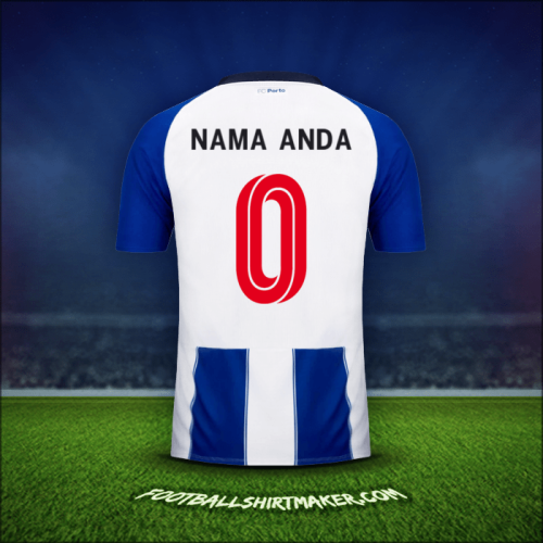Jersey FC Porto UCL 2018/19 -  nama anda - 0