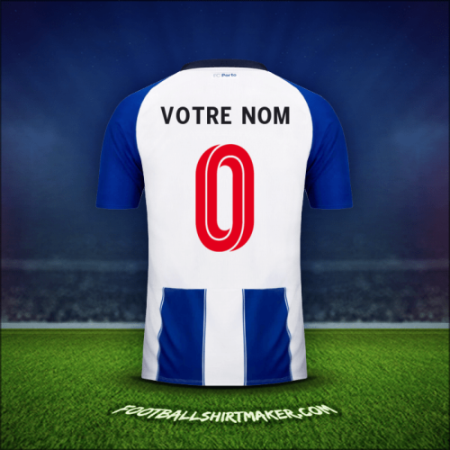 Maillot FC Porto UCL 2018/19 -  votre nom - 0