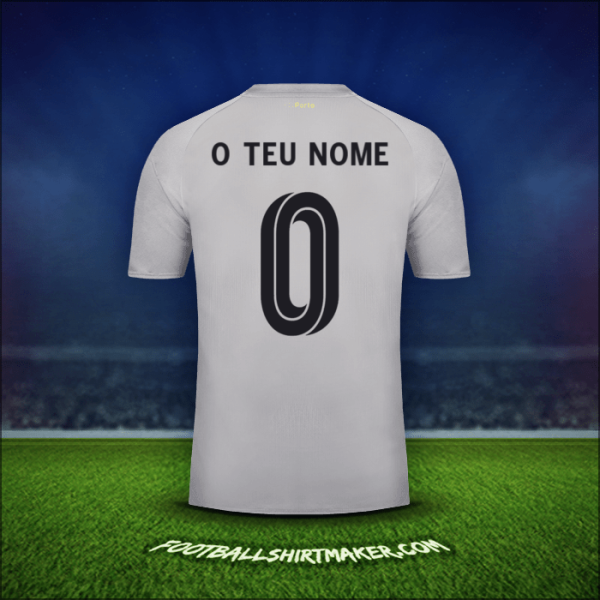 Camisola FC Porto UCL 2018/19 Alternativa -  o teu nome - 0