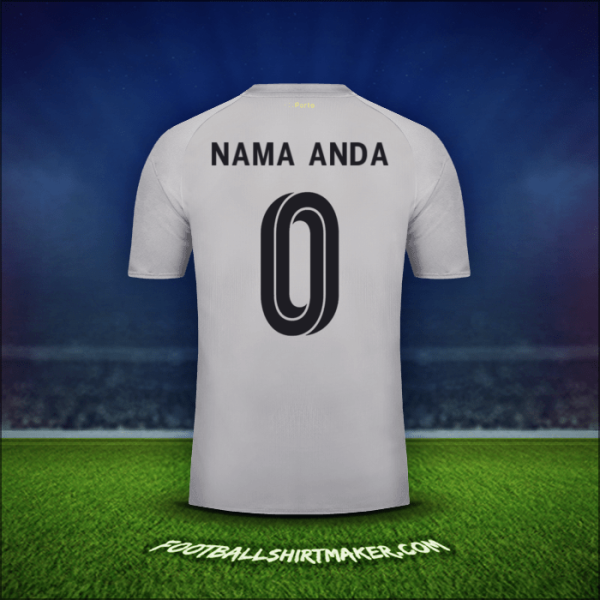 Jersey FC Porto UCL 2018/19 Alternatif -  nama anda - 0